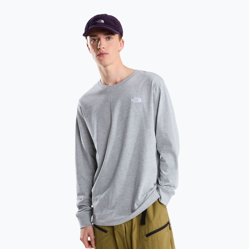 The North Face Evolution Simple Dome Regular LS Tee tnf pale grey heather