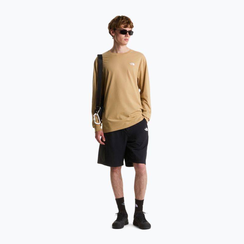 Pánské trekové tričko Longsleeve The North Face Evolution Simple Dome Regular khaki stone 2