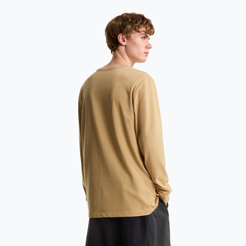 Pánské trekové tričko Longsleeve The North Face Evolution Simple Dome Regular khaki stone 3