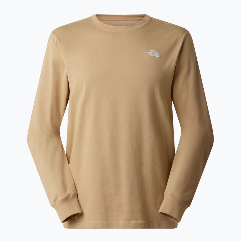 Pánské trekové tričko Longsleeve The North Face Evolution Simple Dome Regular khaki stone 5