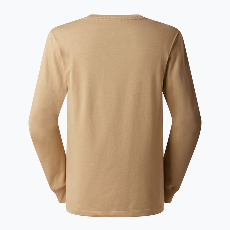 Pánské trekové tričko Longsleeve The North Face Evolution Simple Dome Regular khaki stone 6