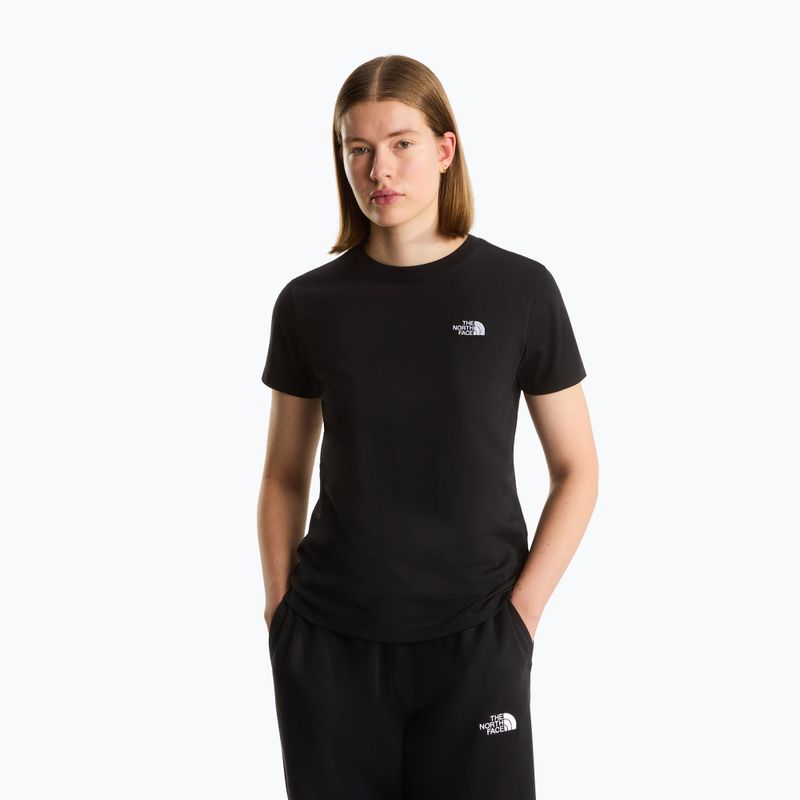 Dámské tričko The North Face Evolution Simple Dome Slim SS tnf black
