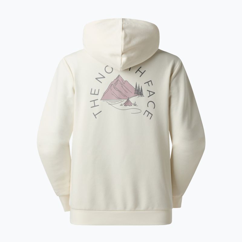 Dámská mikina The North Face Monte Regular Hoodie Graphic white dune 2