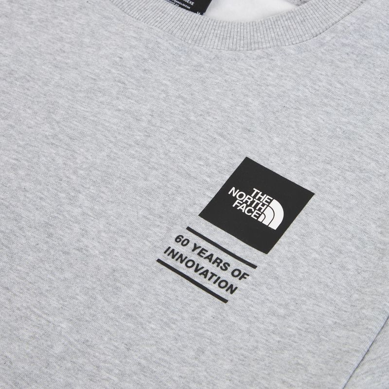 Mikina The North Face Celebration Relaxed Crew Graphic tnf light grey heather 3
