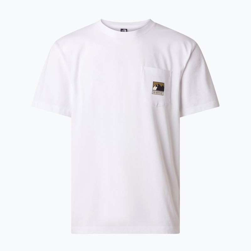 Pánské tričko The North Face Mountain Logo Relaxed tnf white 4