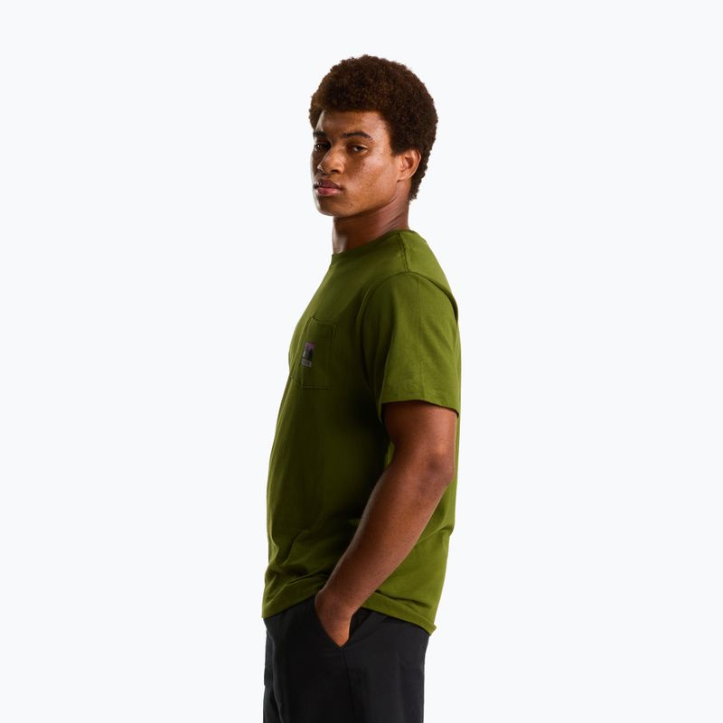 Pánské tričko The North Face Mountain Logo Relaxed woodland green 4