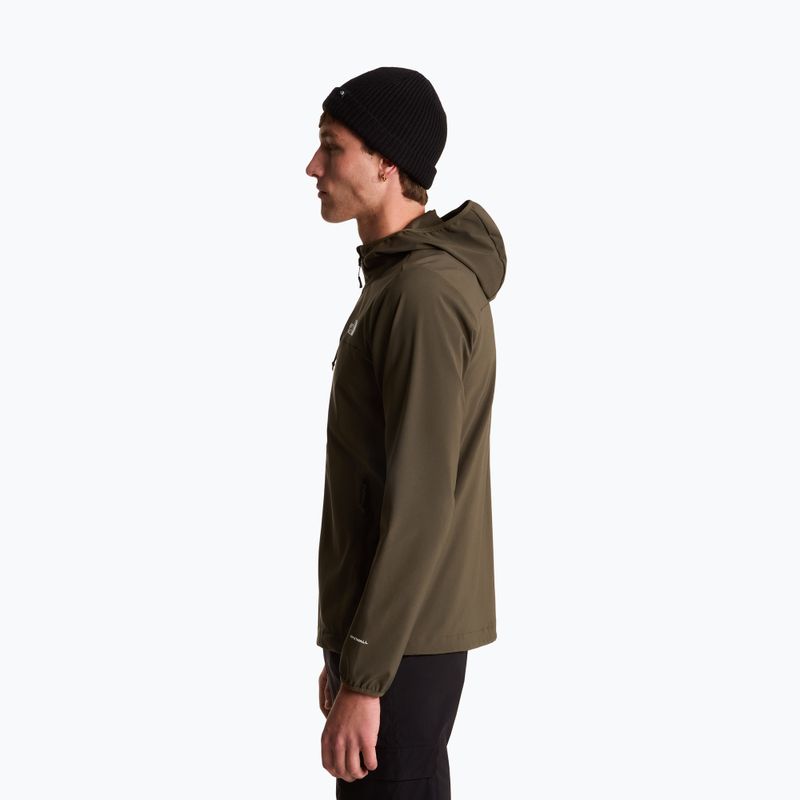 Pánská softshellová bunda The North Face Nimble Hoodie 2 new taupe green 4
