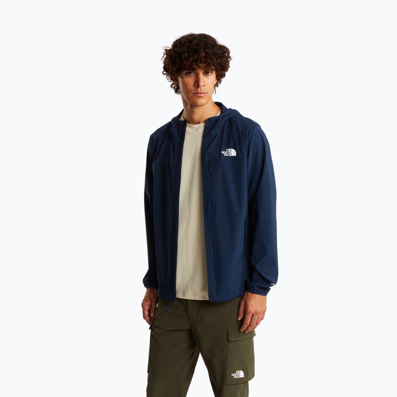 Pánská softshellová bunda The North Face Nimble Hoodie 2 summit navy 4