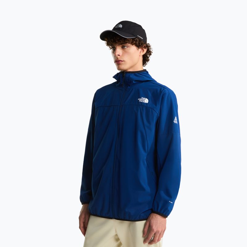 Pánská softshellová bunda The North Face Mountain Athletics Ushba Hooded estate blue