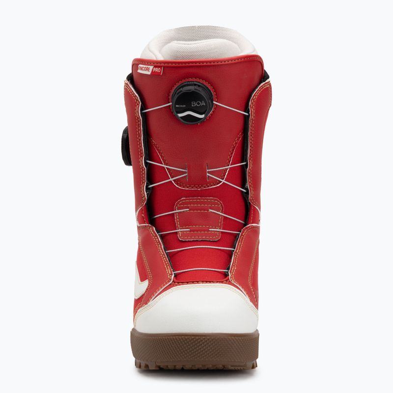 Dámské snowboardové boty Vans Encore Pro racing red/marshmallow 3