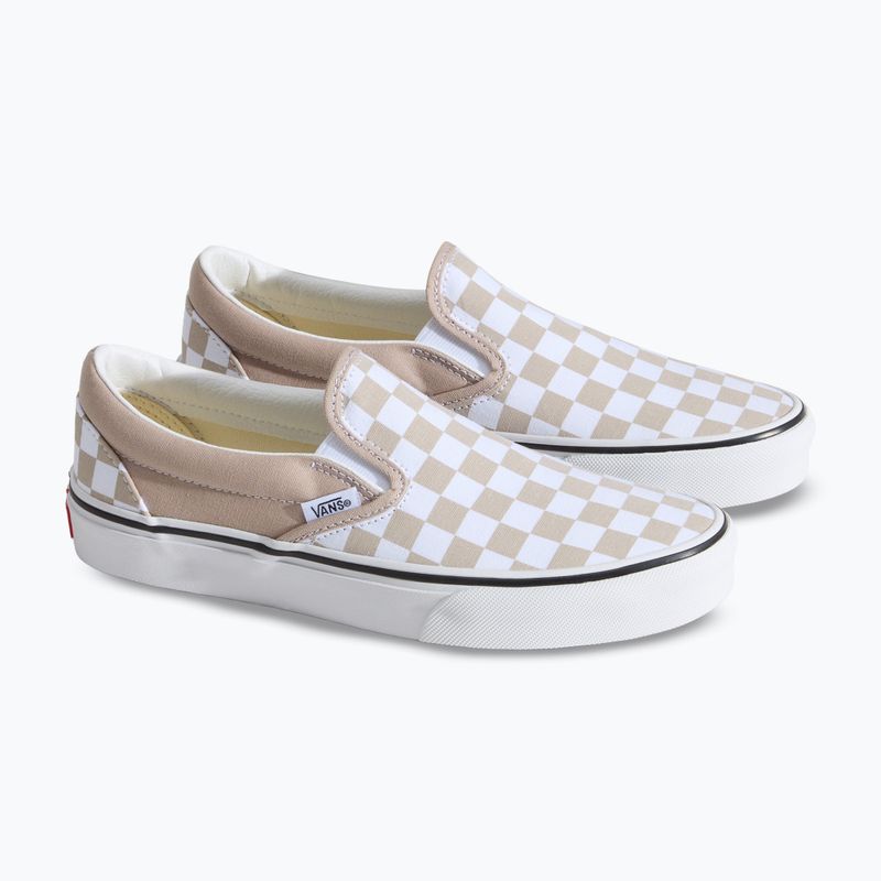 Boty Vans Ua Classic Slip-On color theory checkerboard mushroom 2