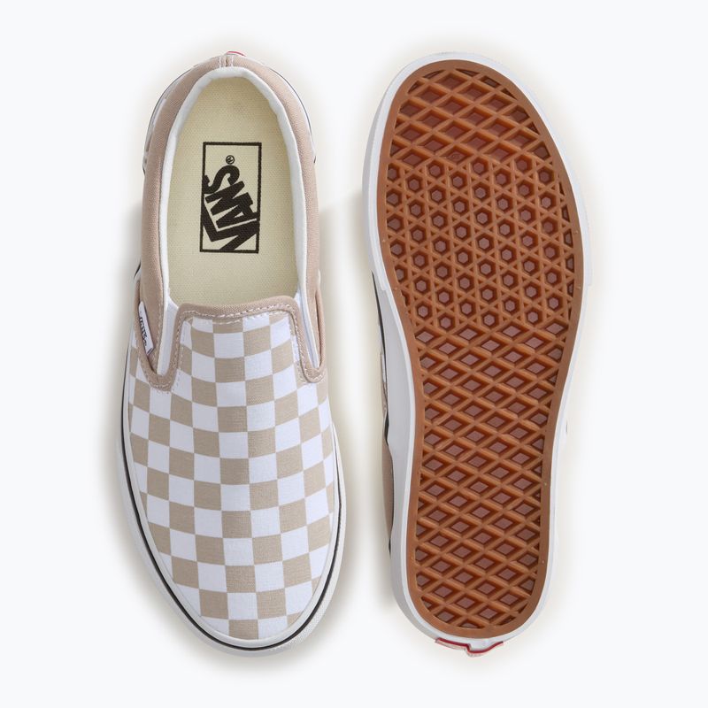 Boty Vans Ua Classic Slip-On color theory checkerboard mushroom 4