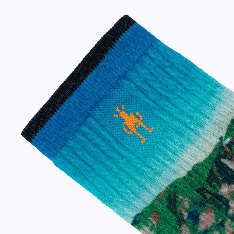 Dámské ponožky Smartwool Hike Mountain Lake Print Crew capri 3