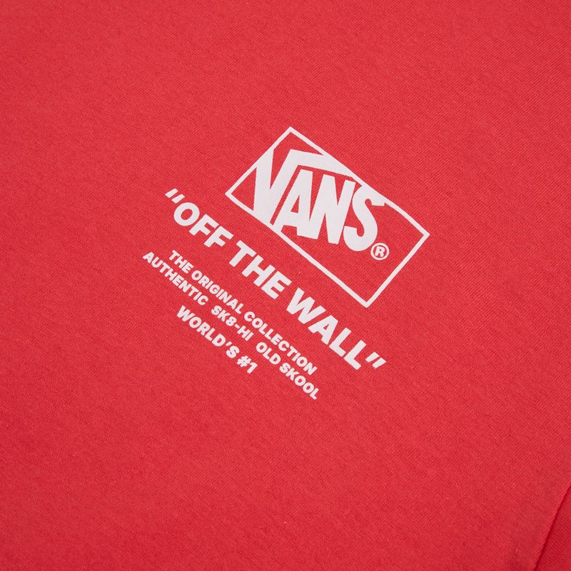 Pánské tričko Vans Stacked Hi Tee crimson haze 3