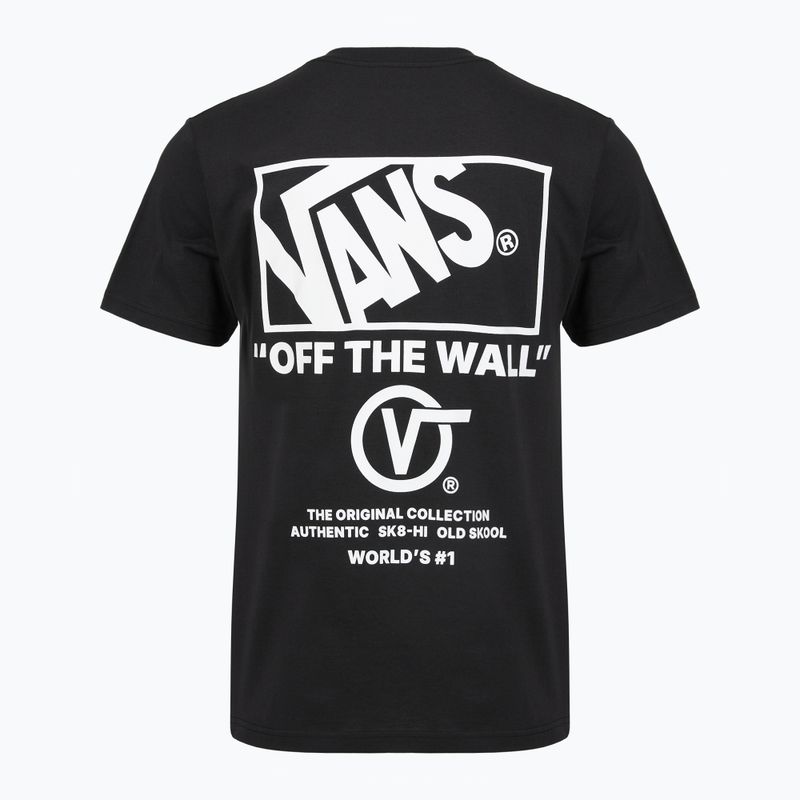 Pánské tričko Vans Stacked Hi Tee black/white 2