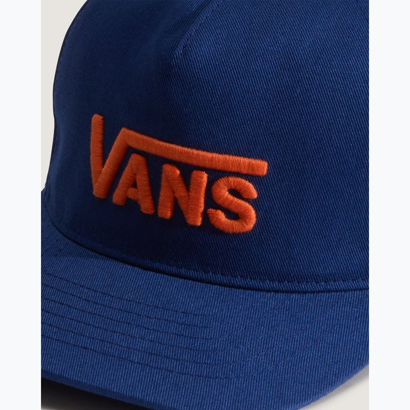 Dětská kšiltovka Vans Drop V Logo Snapback deep indigo 3