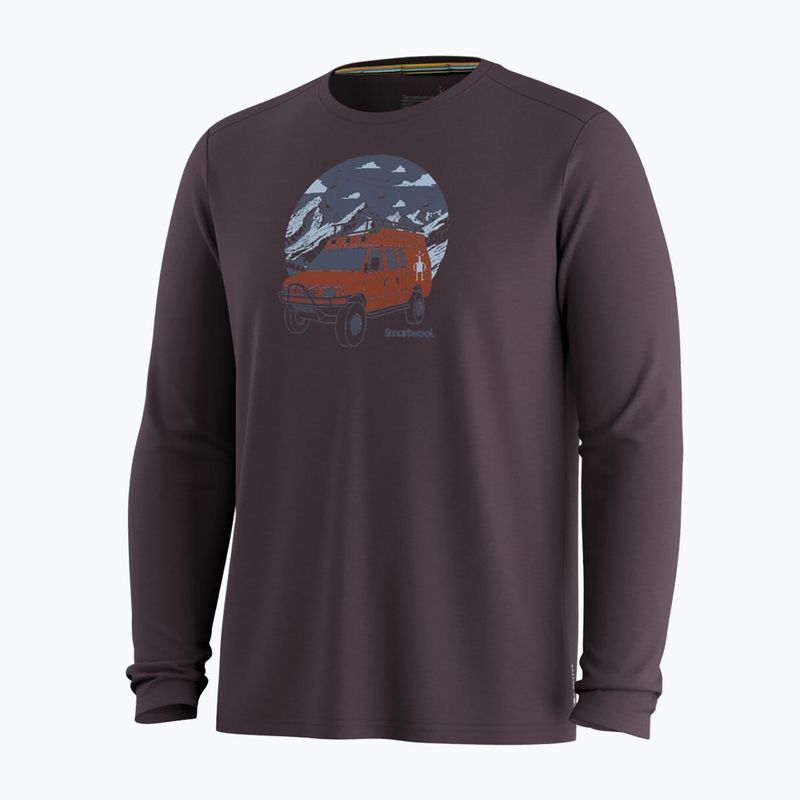 Pánské tričko Longsleeve Smartwool First Chair Pursuit Active LS mink heather 3