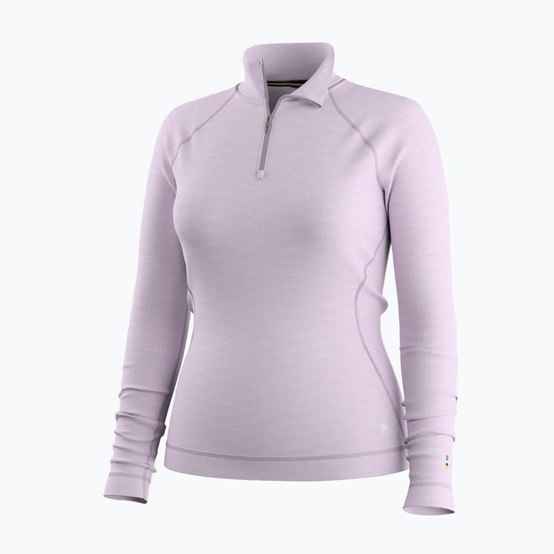 Dámská termo mikina Smartwool Classic Thermal Merino Base Layer 1/4 Zip Boxed lavender sky heather 3