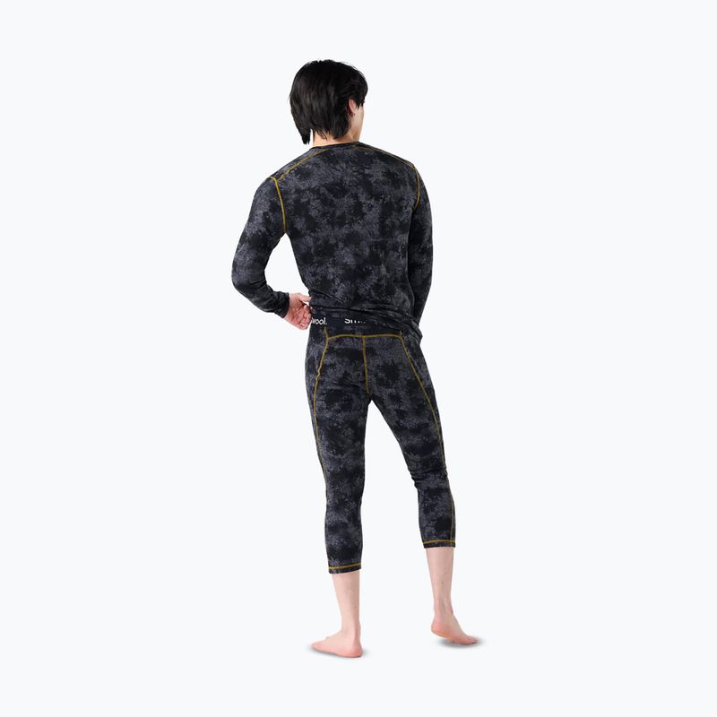 Termo kalhoty Smartwool Classic Thermal Merino Base Layer 3/4 Bottom Boxed black tie dye/hny gold 2