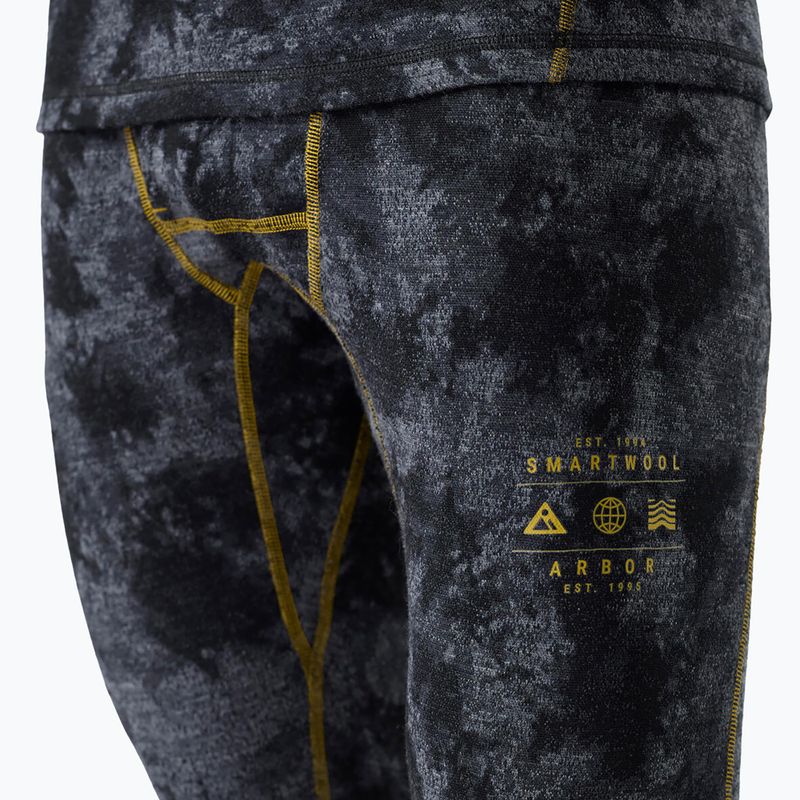 Termo kalhoty Smartwool Classic Thermal Merino Base Layer 3/4 Bottom Boxed black tie dye/hny gold 3
