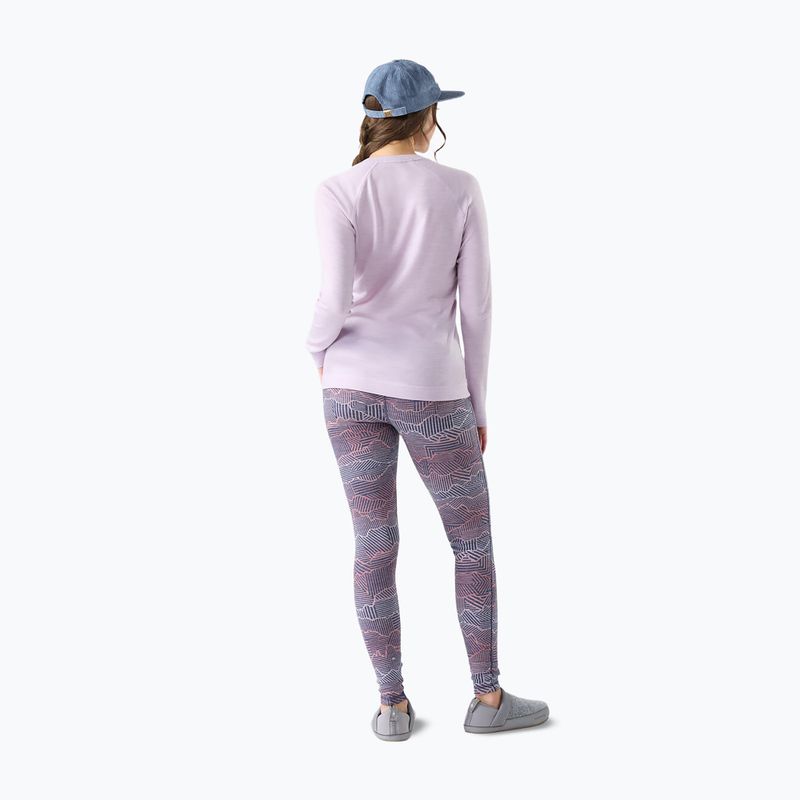 Dámská termo mikina Smartwool Merino 250 Baselayer Crew Boxed lavender sky heather 2