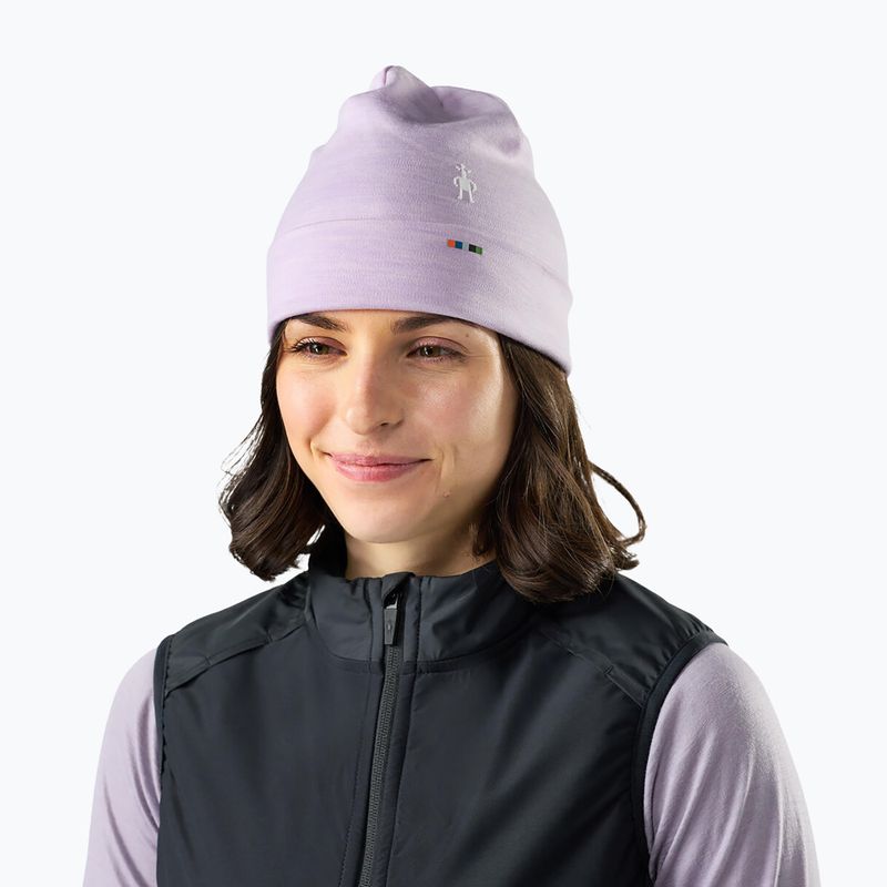 Zimní čepice Smartwool Merino Reversible Cuffed lavender sky heather 2
