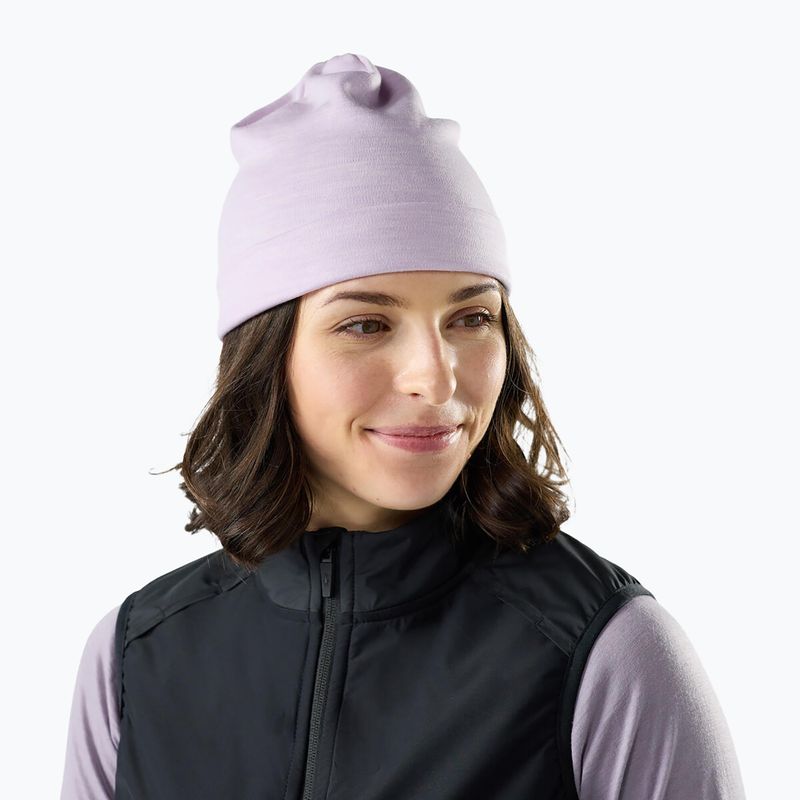 Zimní čepice Smartwool Merino Reversible Cuffed lavender sky heather 3