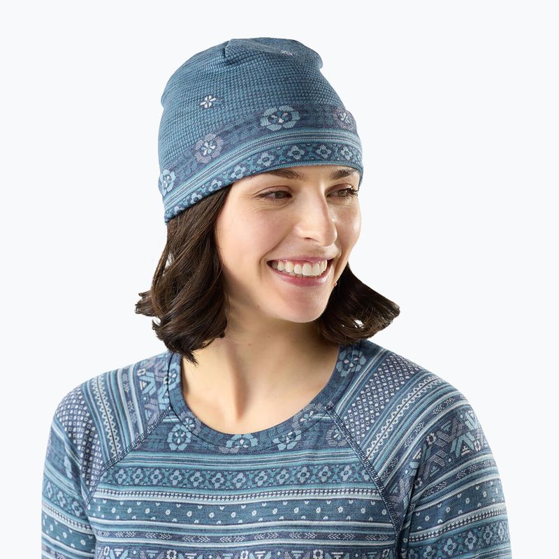 Zimní čepice Smartwool Merino Reversible Cuffed nightfall fair isle fun 2
