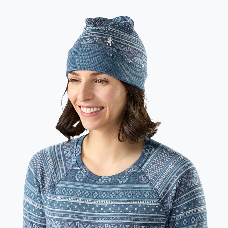Zimní čepice Smartwool Merino Reversible Cuffed nightfall fair isle fun 3