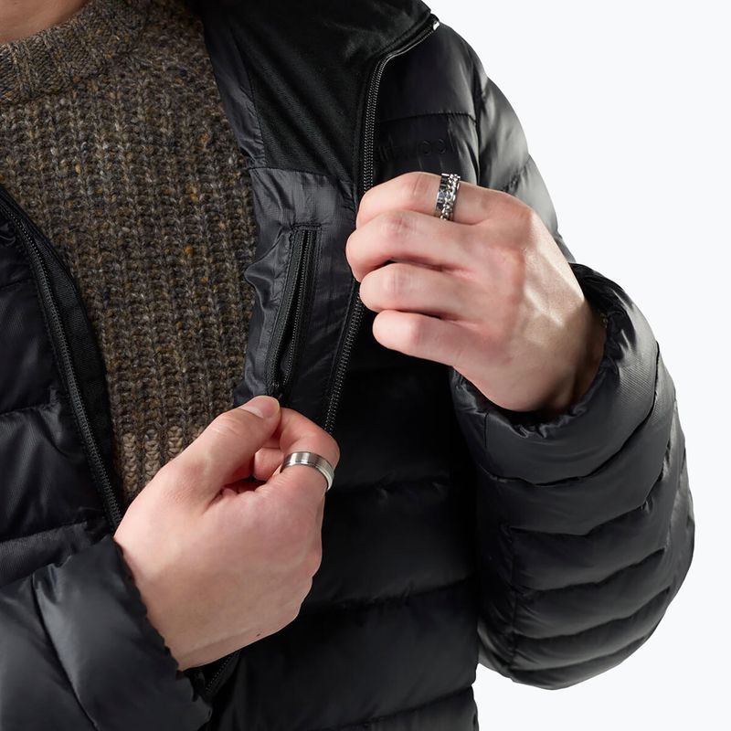 Pánská péřová bunda Smartwool Winterloft Hooded black 4
