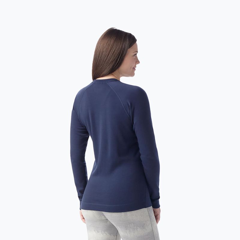 Dámská termo mikina Smartwool Merino 250 Baselayer Crew Boxed deep navy 2