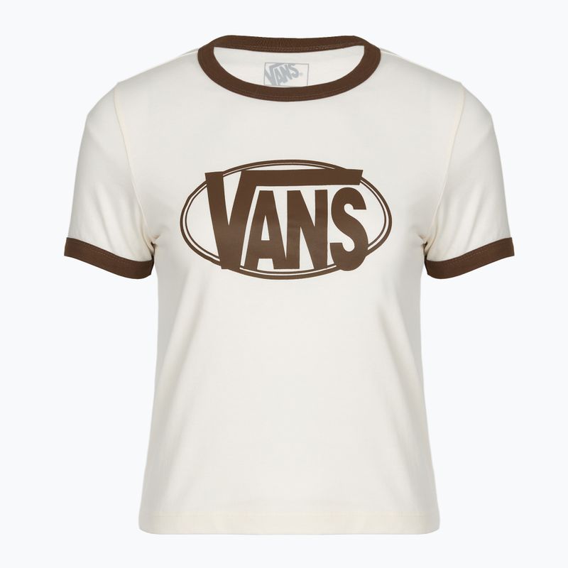 Dámské tričko Vans Center Chest Ringer Tee egret
