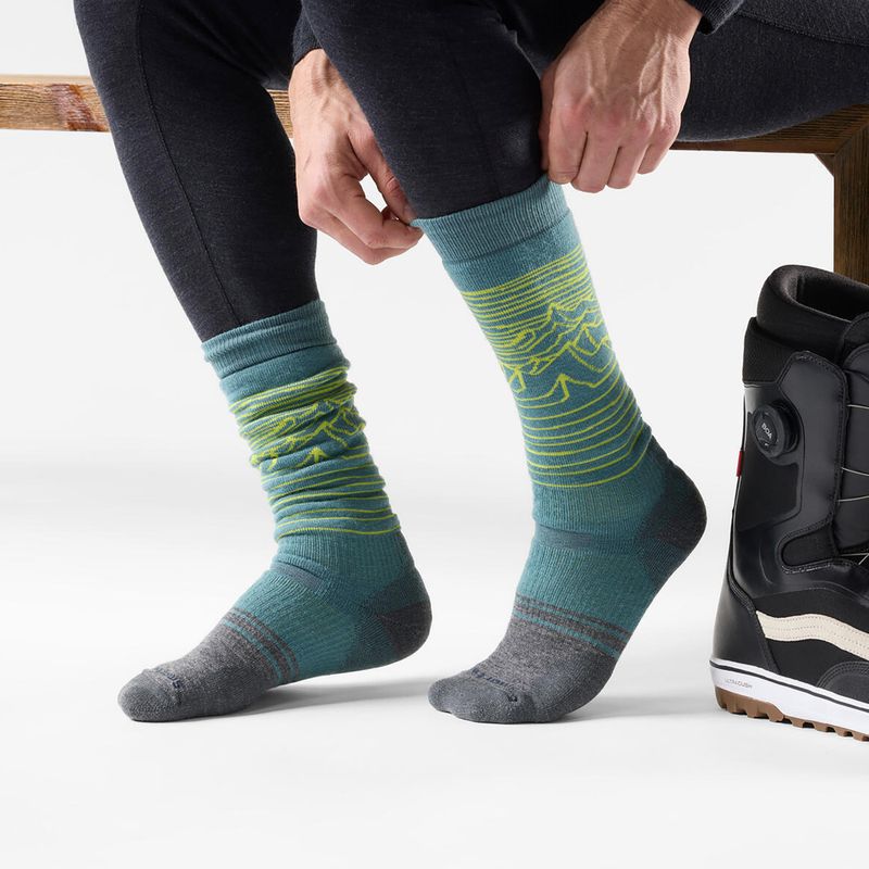 Snowboardové ponožky Smartwool Snowboard Full Cushion Iguchi OTC dusty teal 2