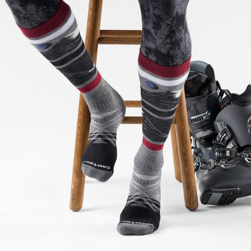 Lyžařské ponožky Ski Full Cushion Midnight Ski Pattern OTC medium gray 2