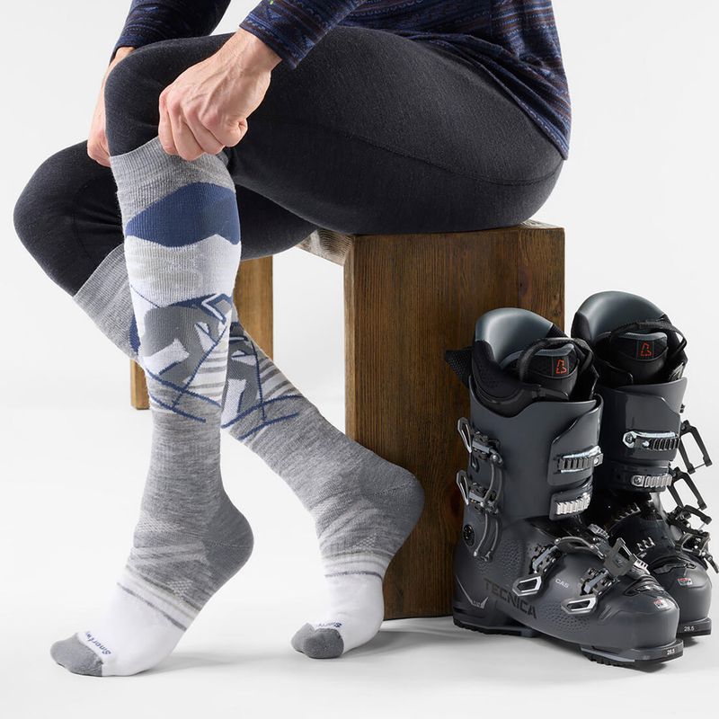 Lyžařské ponožky Smartwool Ski Full Cushion Chute the Moon OTC light gray 2
