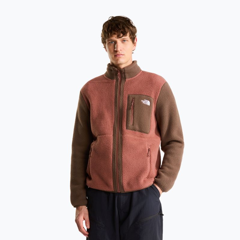 Pánská fleecová mikina The North Face Yumiori Full Zip copper silt/smo