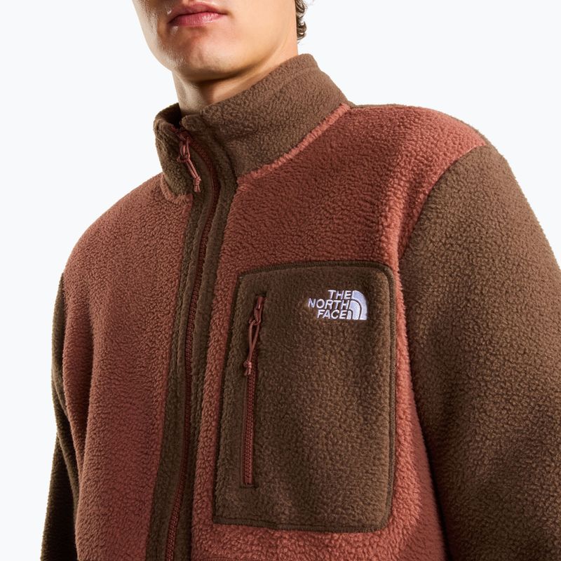 Pánská fleecová mikina The North Face Yumiori Full Zip copper silt/smo 4