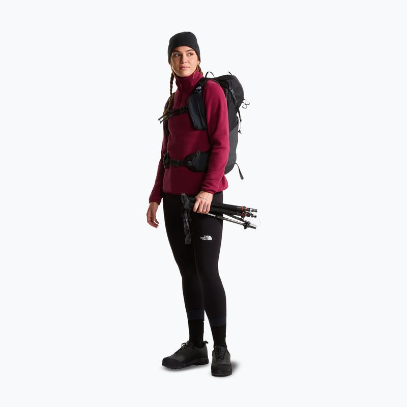 Dámská fleecová mikina The North Face Glacier Fleece 1/4 Zip burgundy crush 2