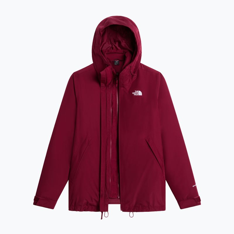 Dámská bunda 3v1 The North Face Carto Mono Triclimate Hooded burgundy crush 3