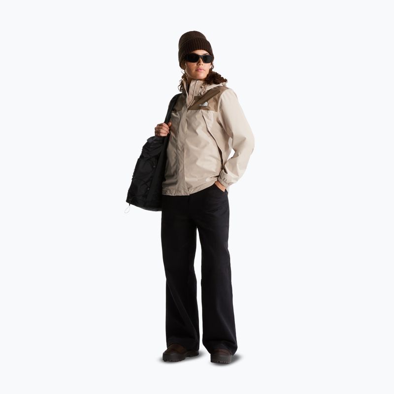 Dámská nepromokavá bunda The North Face Antora Rain timeless taupe/garnet 2