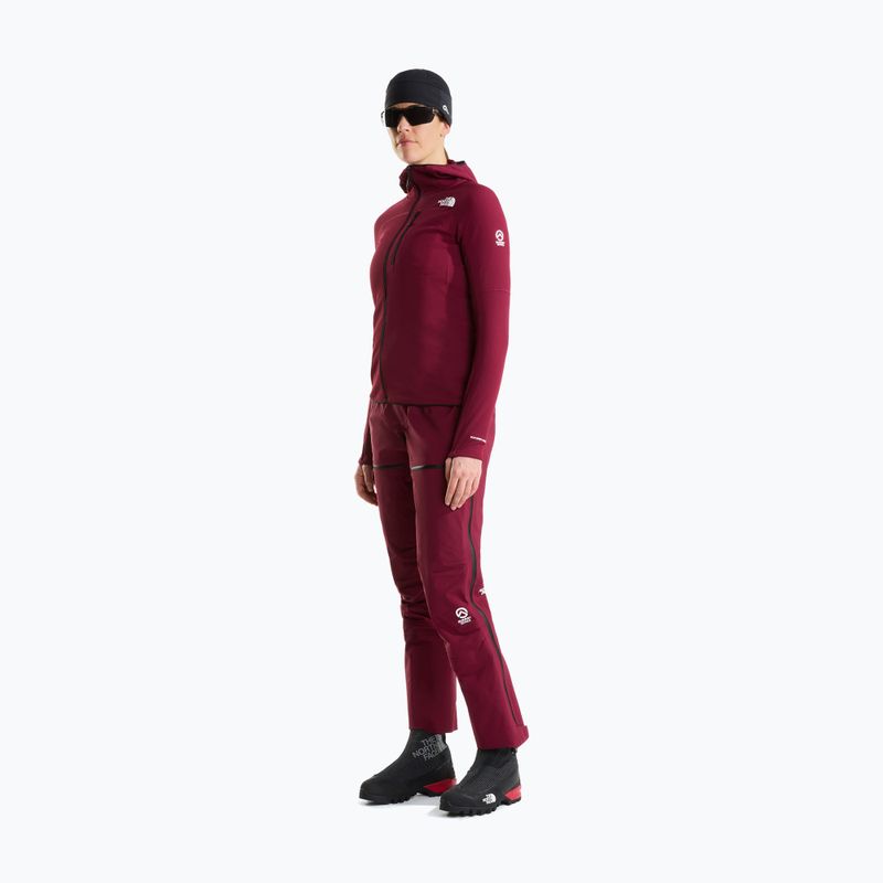 Dámská trekingová mikina The North Face Summit Futurefleece Full Zip Hoodie burgundy crush 2
