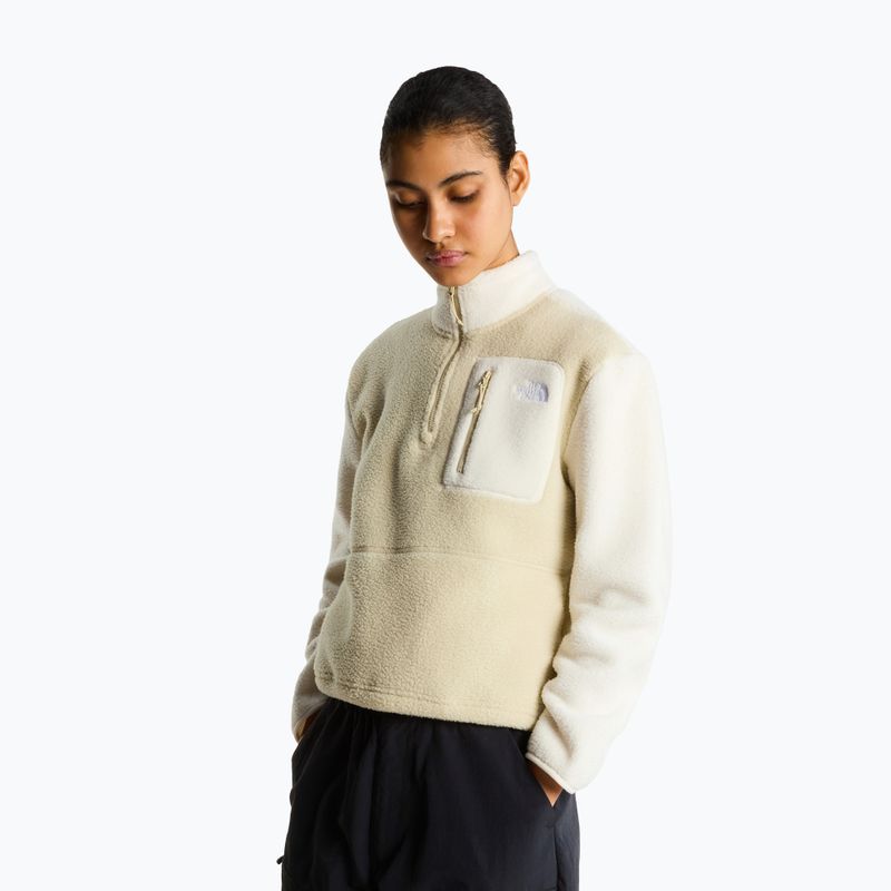 Dámská fleecová mikina The North Face Yumiori 1/4 Zip desert stone/wh
