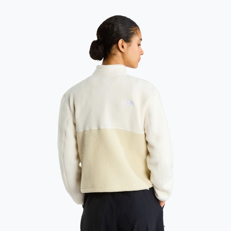 Dámská fleecová mikina The North Face Yumiori 1/4 Zip desert stone/wh 3