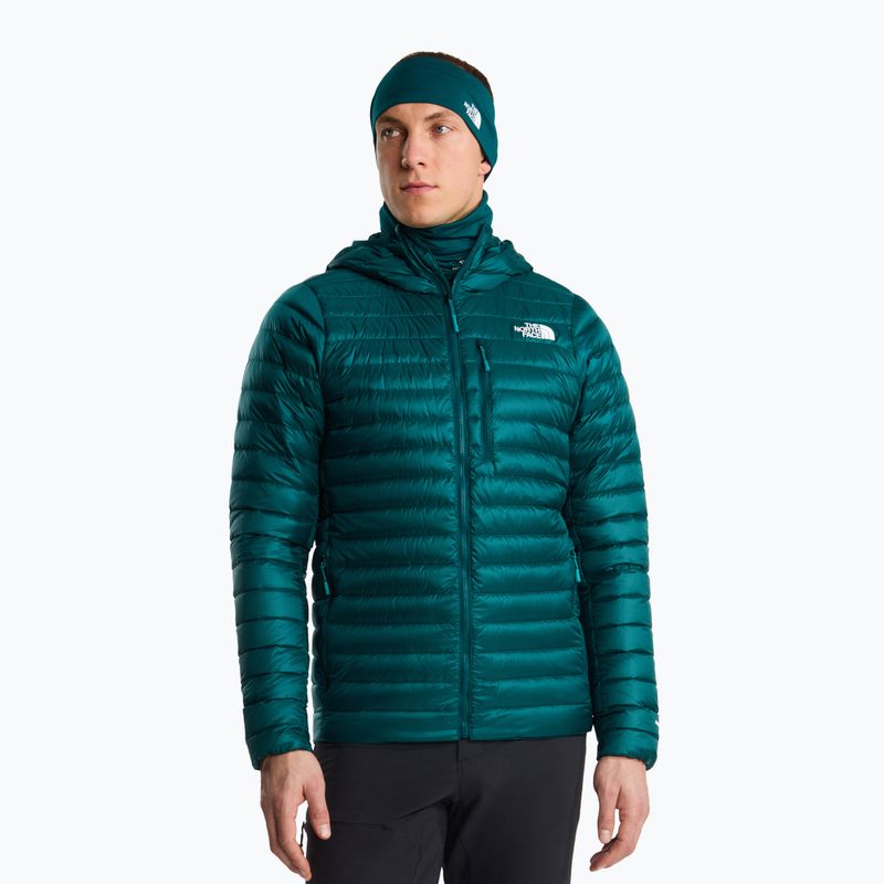Pánská péřová bunda The North Face Bettaforca Lt Down Hoodie pacific teal/restorative 4
