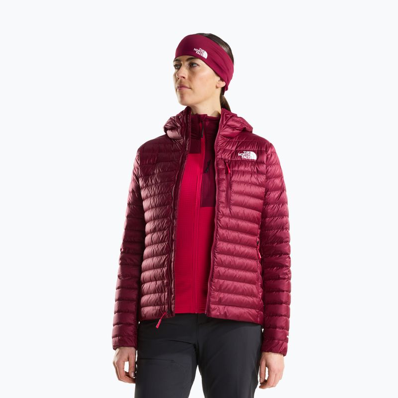 Dámská péřová bunda The North Face Bettaforca Lt Down Hoodie burgundy crush/lali gur 4