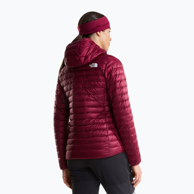 Dámská péřová bunda The North Face Bettaforca Lt Down Hoodie burgundy crush/lali gur 3