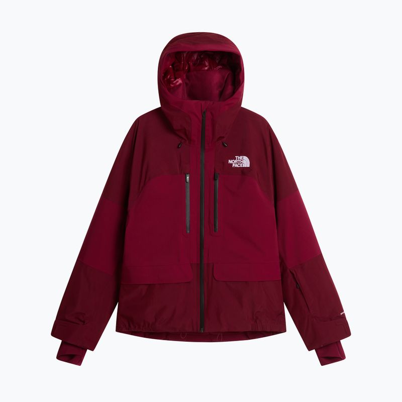 Dámská lyžařská bunda The North Face Powstar burgundy crush 5