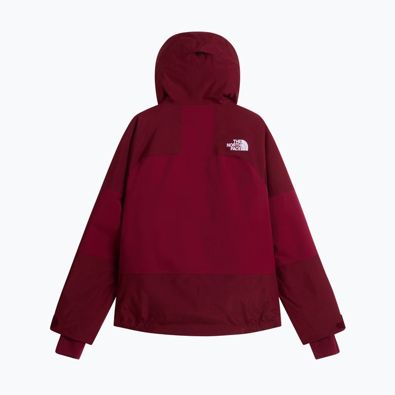 Dámská lyžařská bunda The North Face Powstar burgundy crush 6