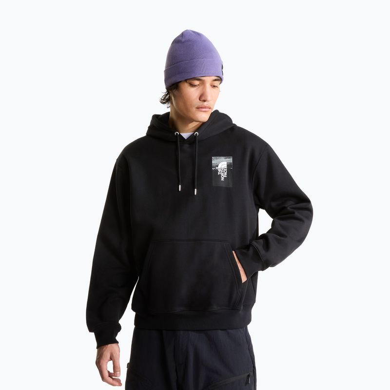 Pánská mikina The North Face Apex '75 Collage Relaxed Hoodie tnf black