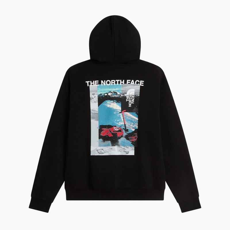 Pánská mikina The North Face Apex '75 Collage Relaxed Hoodie tnf black 5
